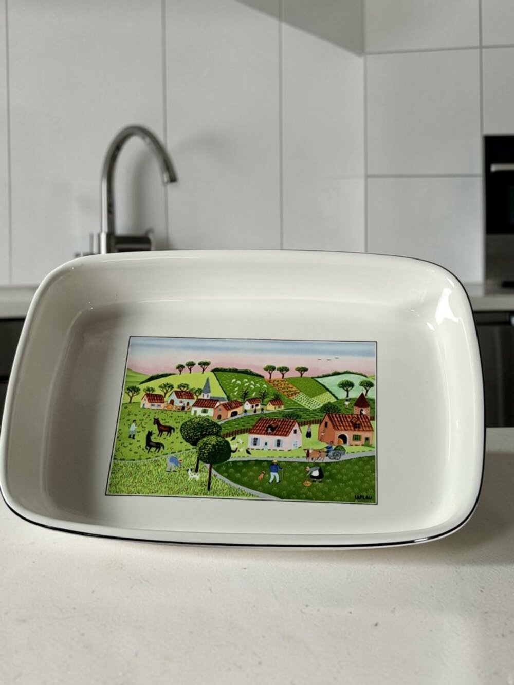Villeroy & Boch Farm NAIF Large Rectangular 14" Baker Lasagna Dish Luxembourg